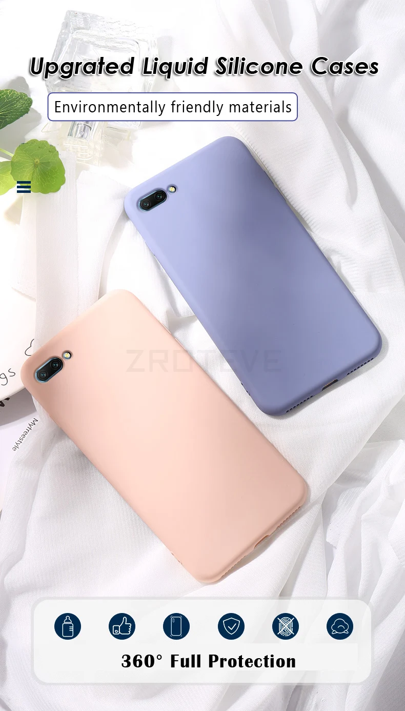 Honor 10 чехол ZROTEVE жидкий силиконовый чехол для huawei Honor 9X8 9 10 Lite чехол Гладкий чехол для huawei View 20 V20 V10 V9 чехол