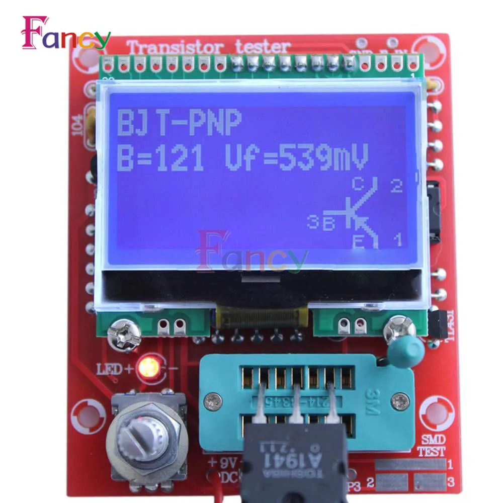 M328 lcd 12864 Транзистор тестер DIY Набор Диод Триод Емкость LCR ESR метр