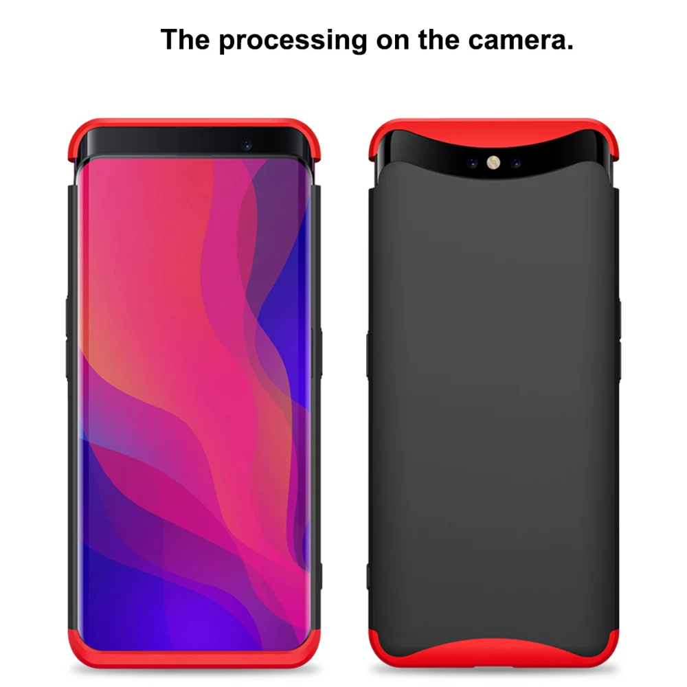Для OPPO Find X Чехол Armor Coque чехол полностью защищающий Телефон Роскошные жесткие ПК 3