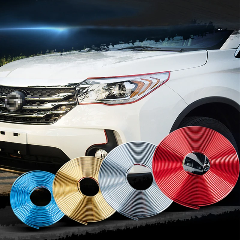 Защитный хромированный зажим решетки радиатора для автомобильного обода 8 м