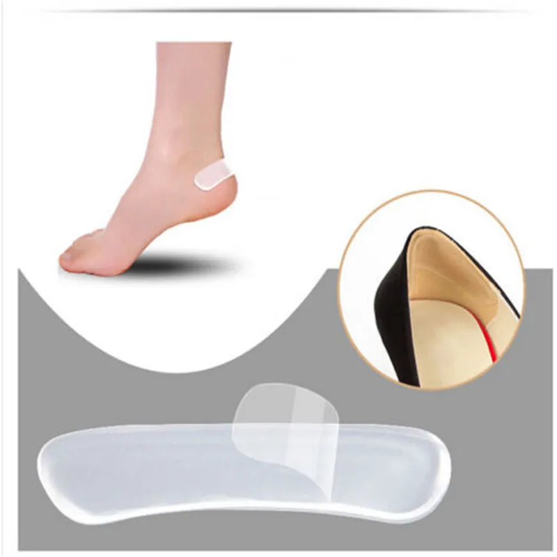Хит продаж новинка 2 пары силиконовых прозрачных гелевых подушечек для обуви