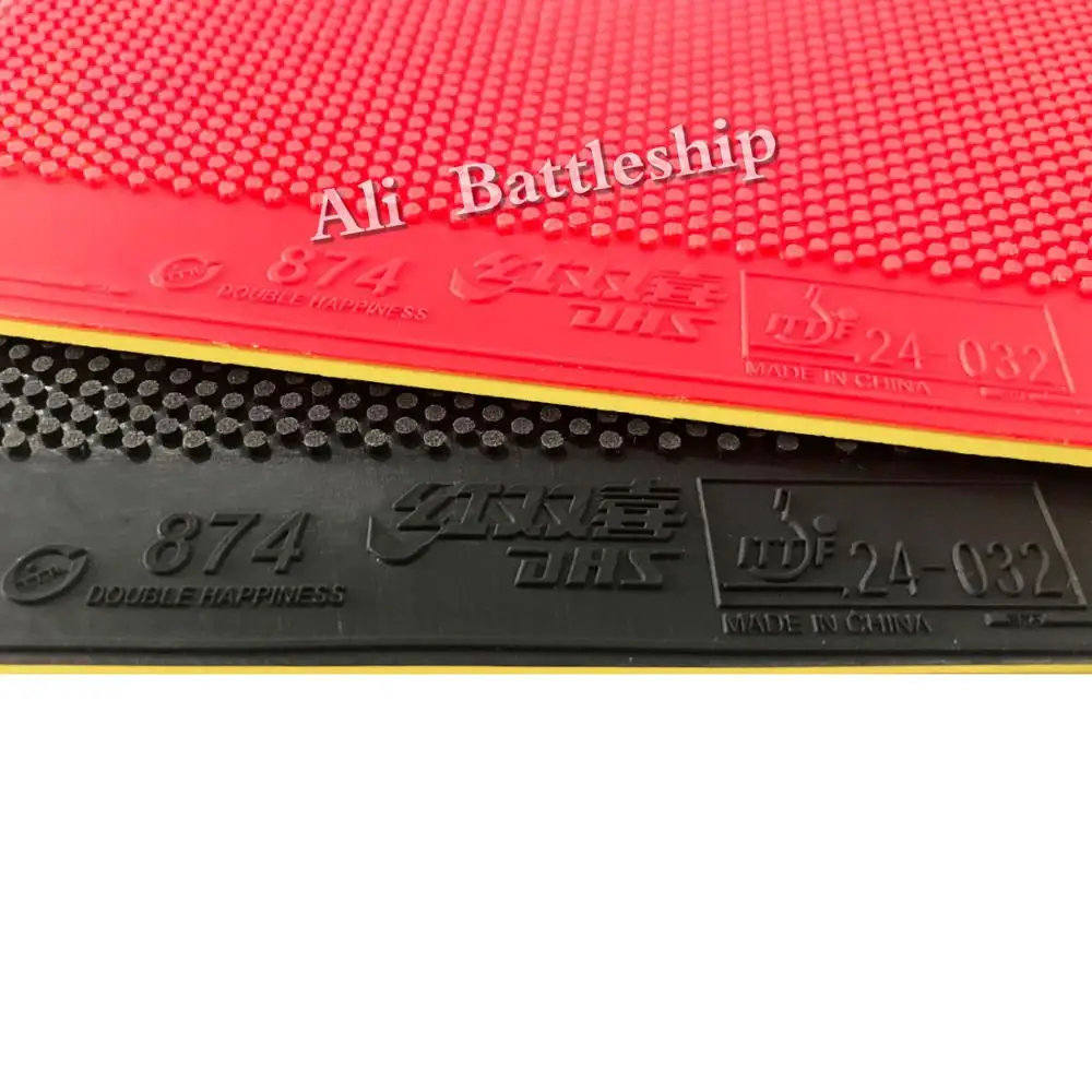 Оригинальный DHS 874 # Средний настольный теннис/резинка с губкой для пинг-понга |