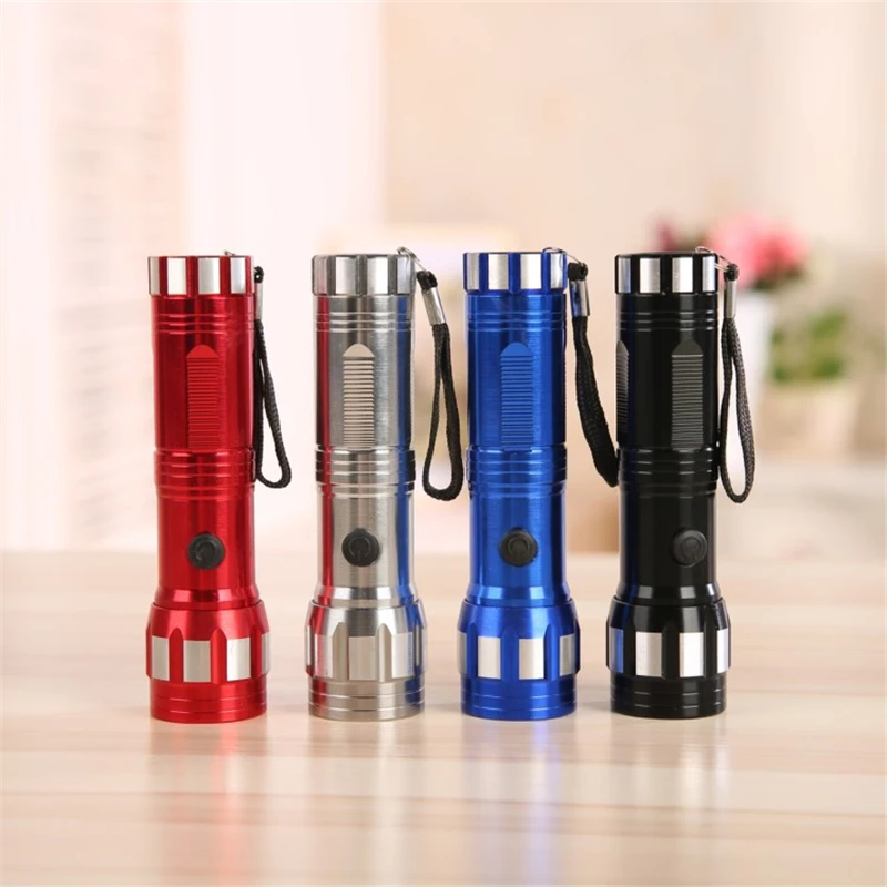 

14 LED алюминиевый сплав Кемпинг LED lampe torche портативный прожектор lanterna tatica фонарик LED с батареей 3 шт AAA