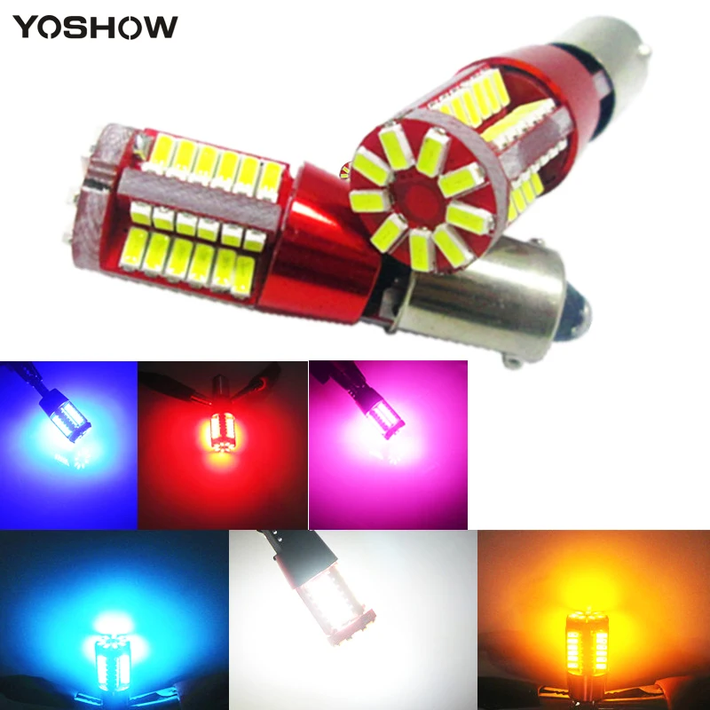2 шт. canbus Авто BA9S T4W BAX9S H6W BAY9S H21W 57 SMD 3014 белый 12 В автомобиля фонарь свет парковка