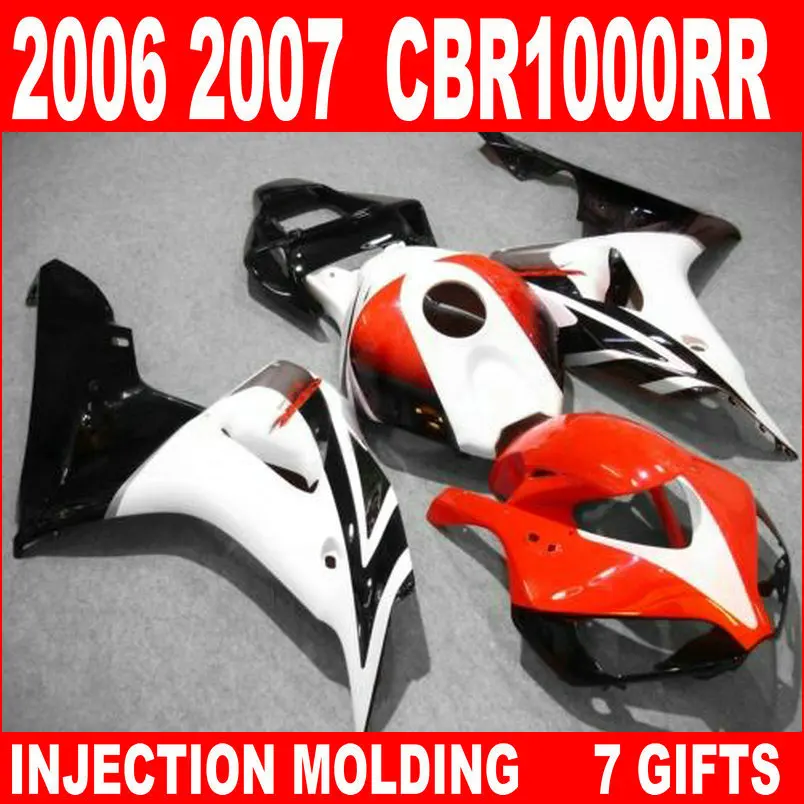 Высокое качество части для HONDA 2006 2007 CBR1000RR Обтекатели на заказ cbr 1000 rr 06 07