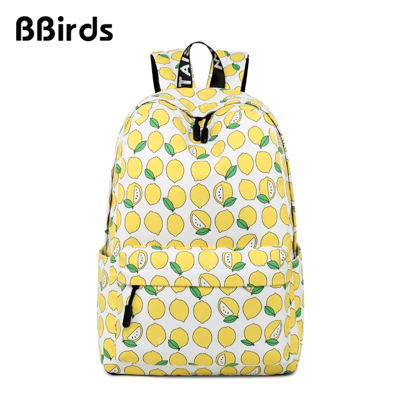 BBirds 2019 рюкзак с принтом женская школьная сумка для подростков Большой