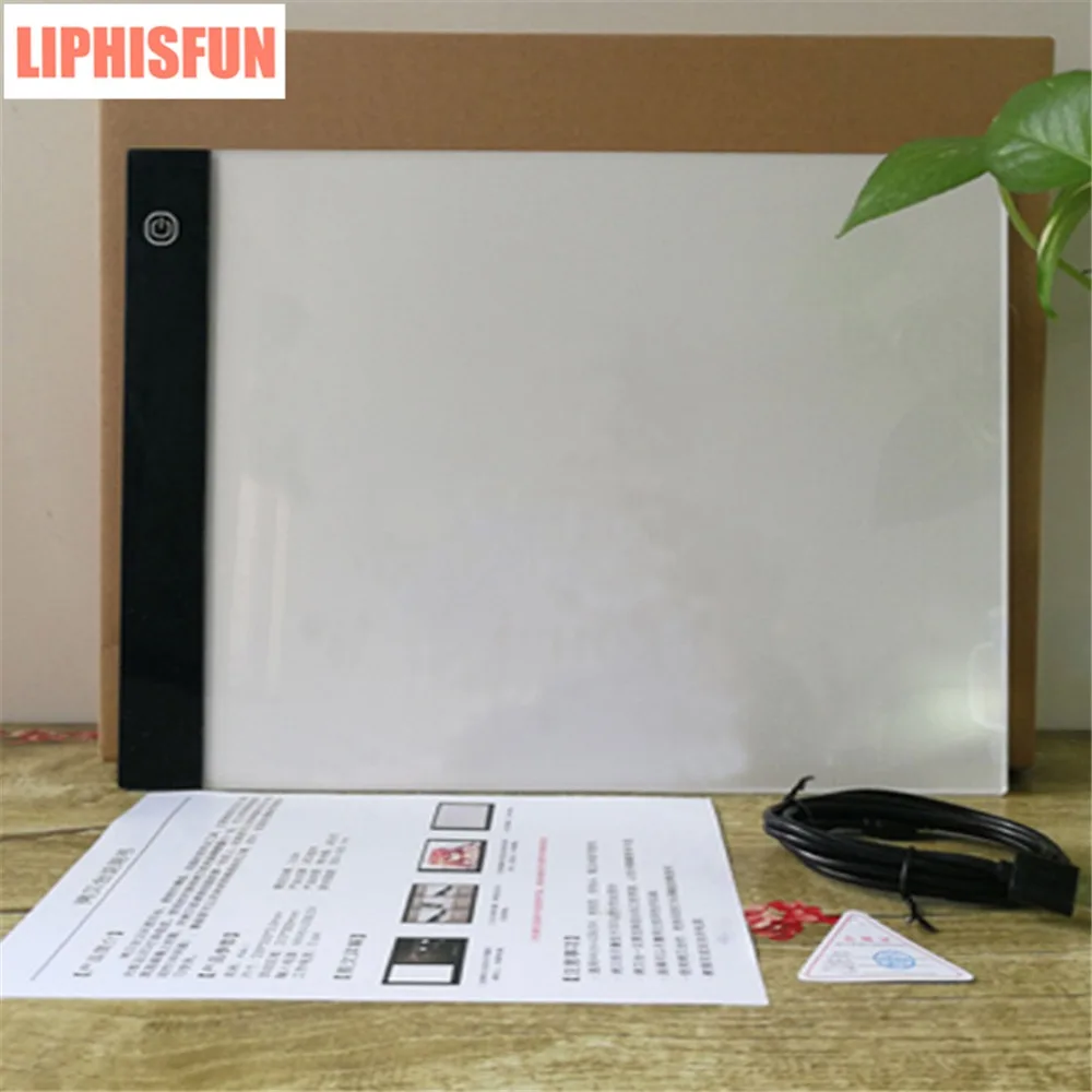 

Ultra Thin A4 LED Light Touch Board Light Tablet Pad with USB Diamond Painting Cross Stitch Three level Dimming
