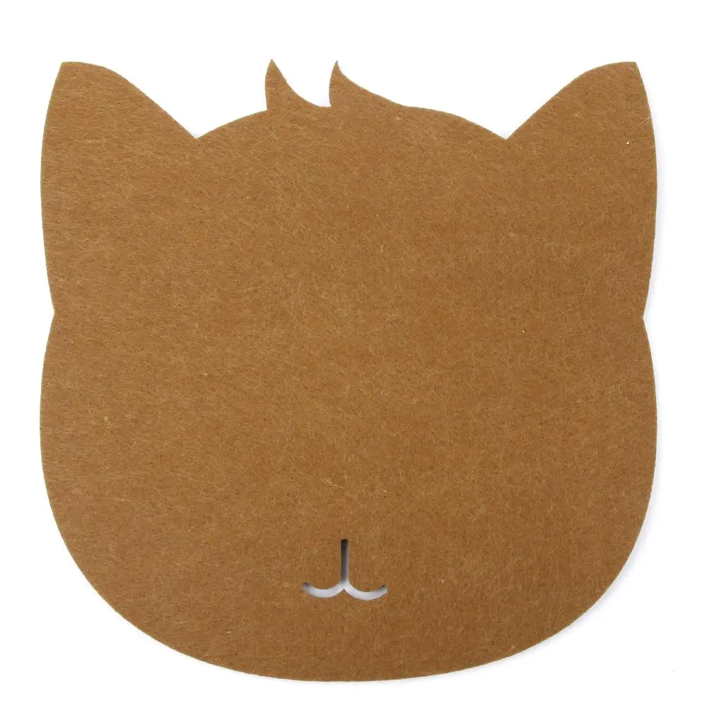 coffee Cat Форма Мышь Pad против скольжения ноутбука Планшетные ПК мыши коврик игровой Мышь Pad для компьютерной игры оптический Мышь инструменты аксессуары - Color: coffee