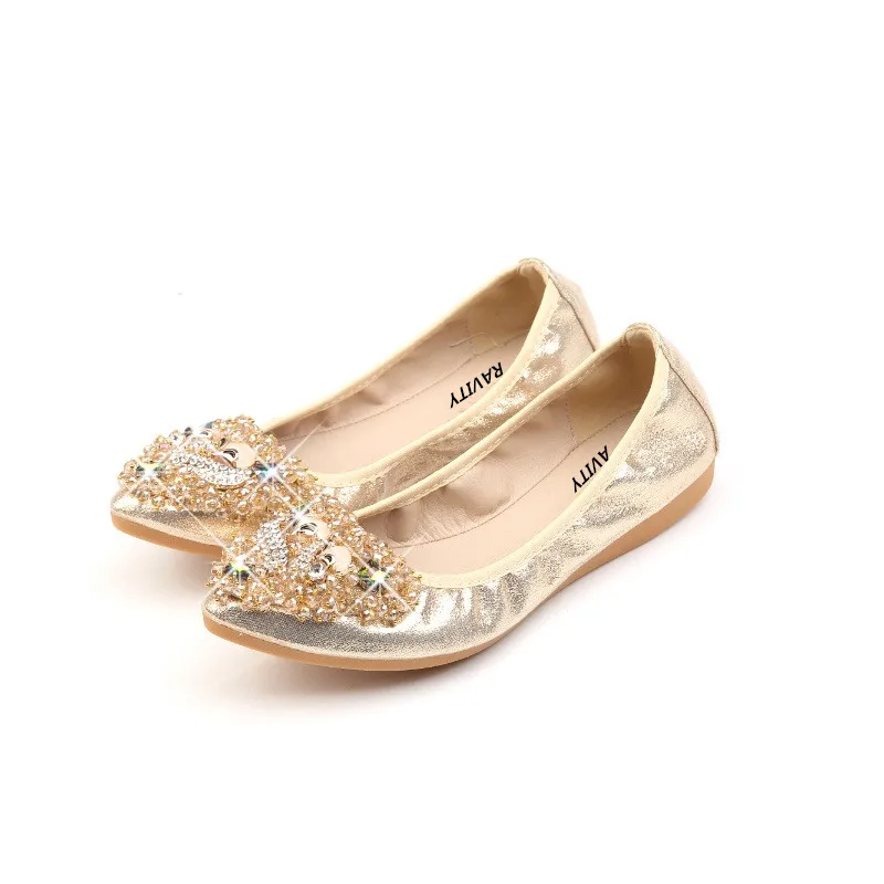 Большой Размеры для женщин женские туфли на плоской подошве весну с рисунком