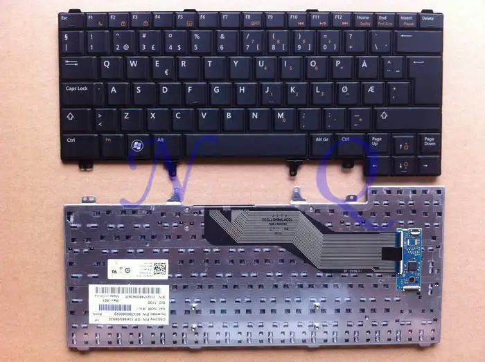 Новая Оригинальная клавиатура NOR для DELL E6220 E6420 E6320 E6330 E6430 E5420 E5430 0N8C21 6037B0060022 MP-10H96N06930