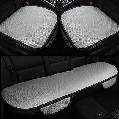 gray Ice silk чехол для сиденья автомобиля подходит для 99% автомобиля четыре сезона универсальные удобные и дышащие автомобильные аксессуары - Название цвета: gray