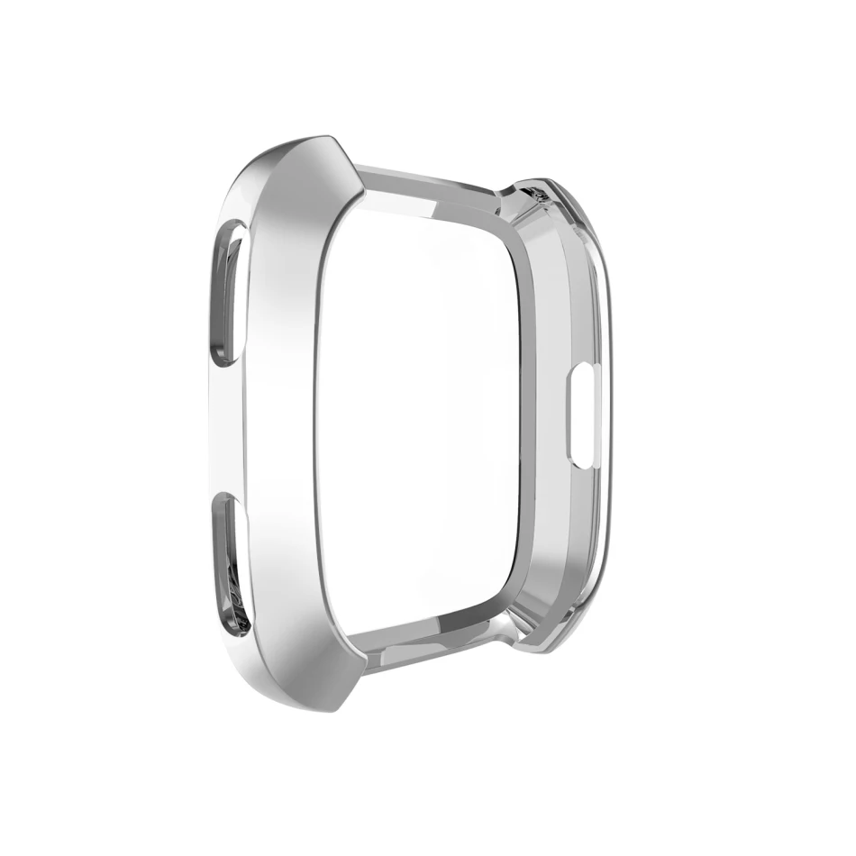 Ультра-тонкий чехол для Fitbit Versa, ремешок чехол Fit Bit Versa 2 тонкий прозрачный мягкий покрытие TPU аксессуары для часов защита экрана