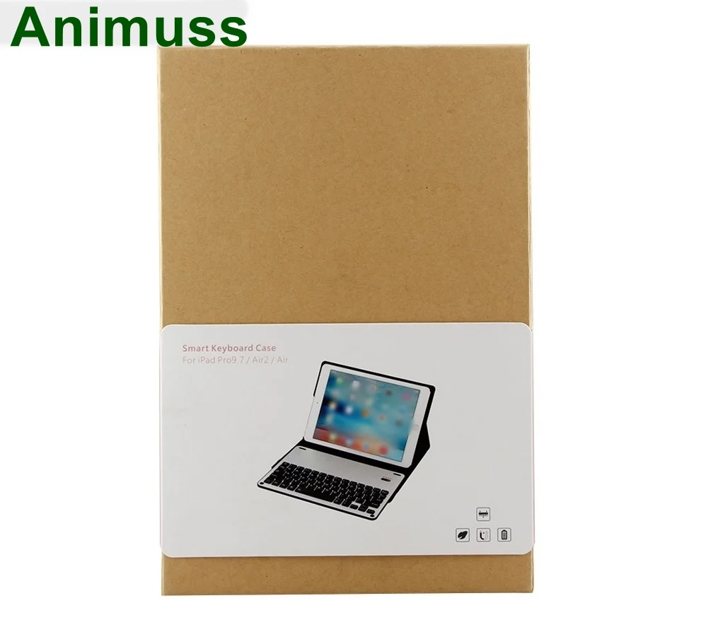 Распродажа! Animuss Съемная беспроводная Тонкая комбинированная клавиатура для iPad