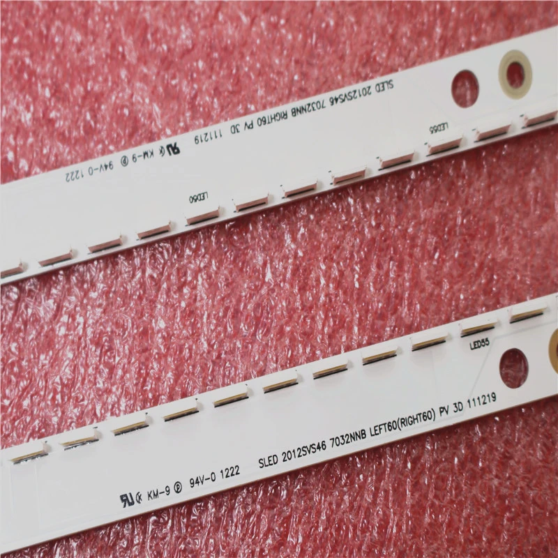 

New LED backlight bar Material: Aluminum the price for 10 PCS 60LED 572mm Note：connector 10 Pin for 3D panel