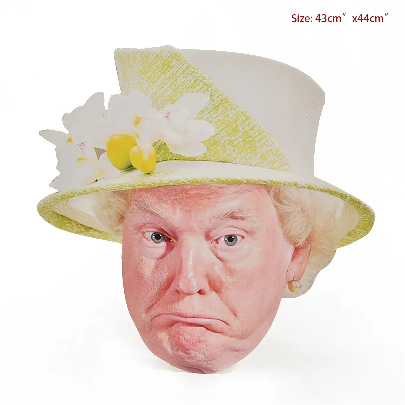 style 3 Новое поступление Забавный Трамп косплей с маской для лица картонные маски на Хэллоуин Карнавальный костюм нарядный подарок для мужчин - Цвет: style 3