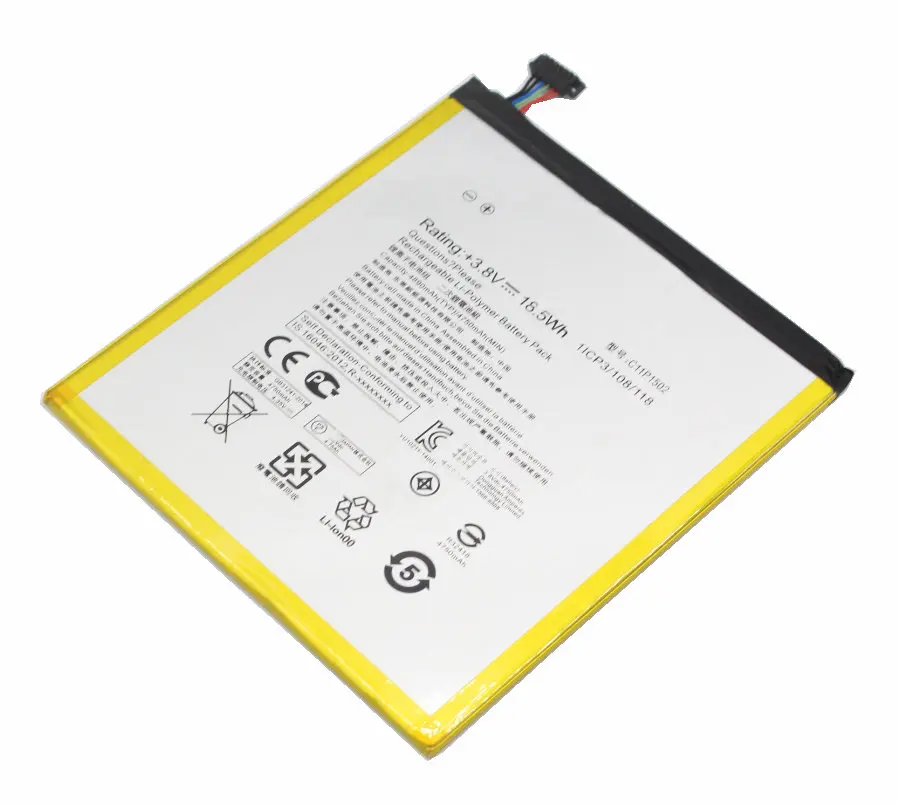 Сменный литий ионный аккумулятор для планшета ASUS ZENPAD 10 Z300C Z300CL Z300CG P023 P01T 4890 1 шт. 3 8