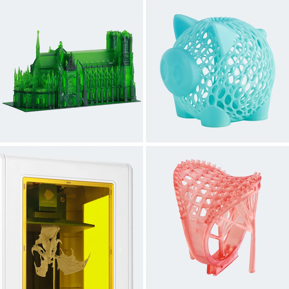 3D принтер ANYCUBIC Photon S с ЖК дисплеем быстрая нарезка матрица 405 нм УФ светильник
