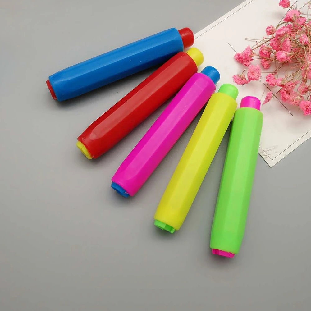 Chalk sleeve Holders Teaching For Children Home Education On Board Stationery Environmental Random color #0803  Канцтовары