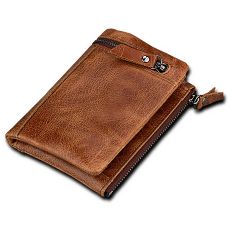 Подлинная Натуральной Кожи Мужчины Кошельки Короткие Кошелек Монета Небольшой