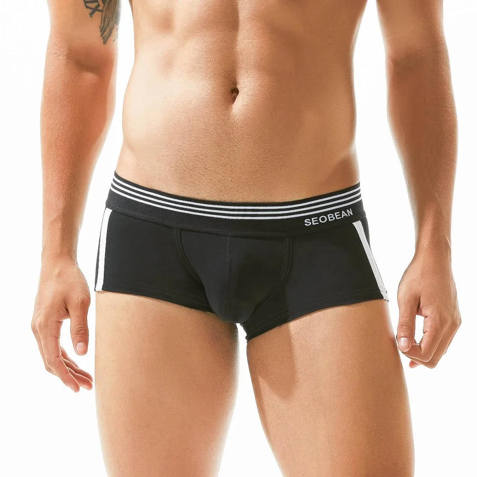 Мужские сексуальные Стрейчевые боксеры, ropa interior hombre, мужское нижнее белье, трусы-боксеры с низкой посадкой, 5 цветов, нижнее белье, homme, мягкие трусы hombre