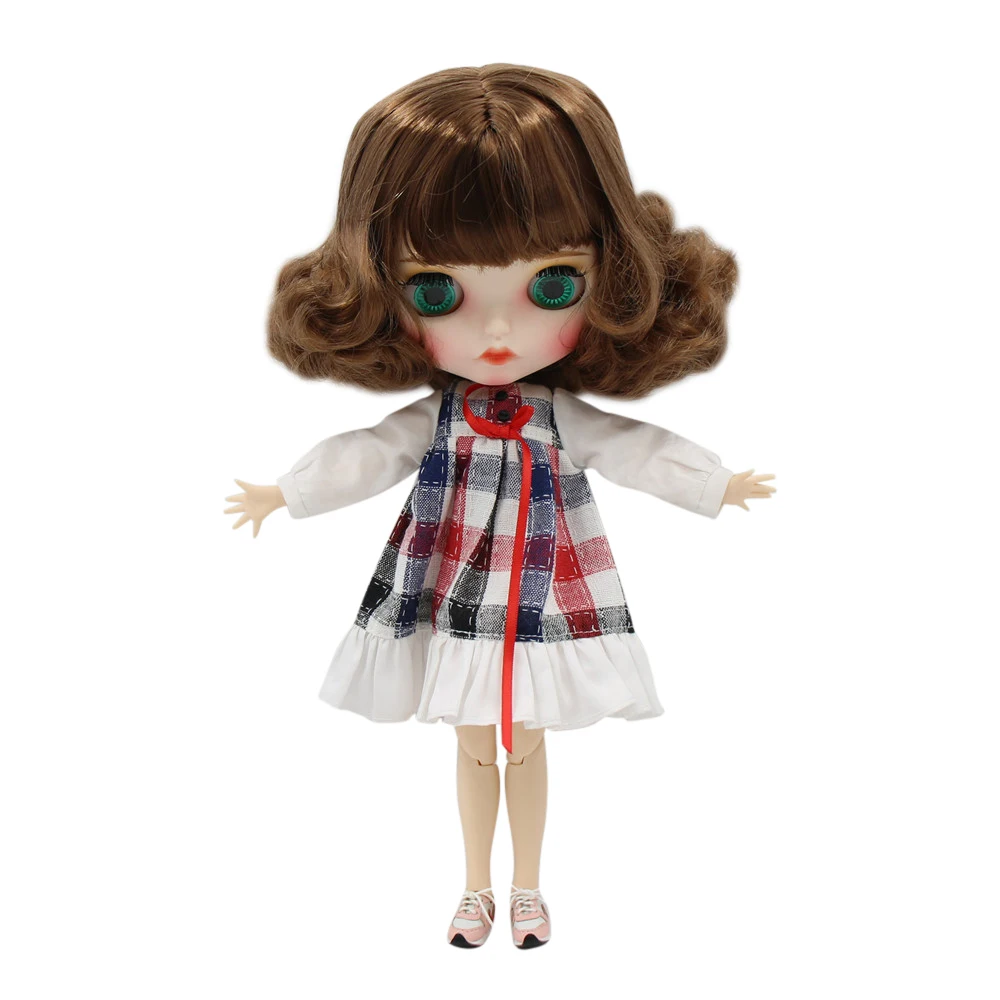 Кукла Blyth от ICY DBS с белой кожей для суставов и тела светлые волосы резные губы