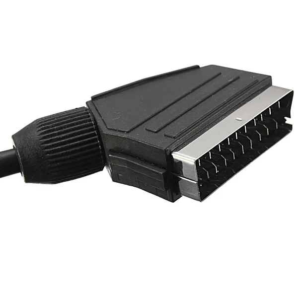 100 шт/партия 1,5 м 21 Pin Scart свинцовый провод, кабель со штыревыми соединителями на обоих концах для подключения для видео DVD рекордер TV VCR звездного неба