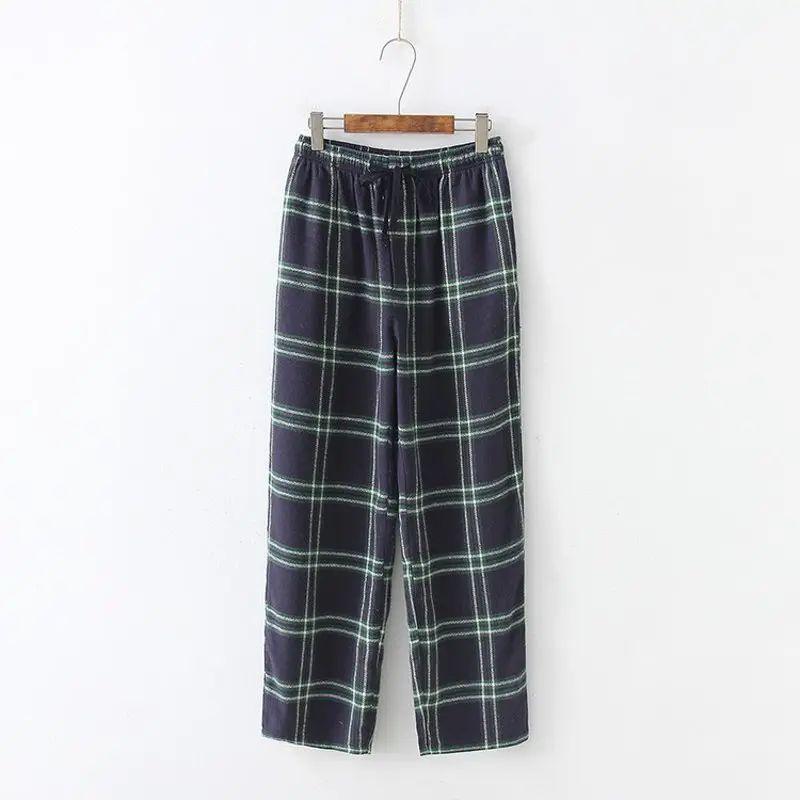 Весна-Осень 2020 домашние брюки больших размеров повседневные клетчатые пижамы