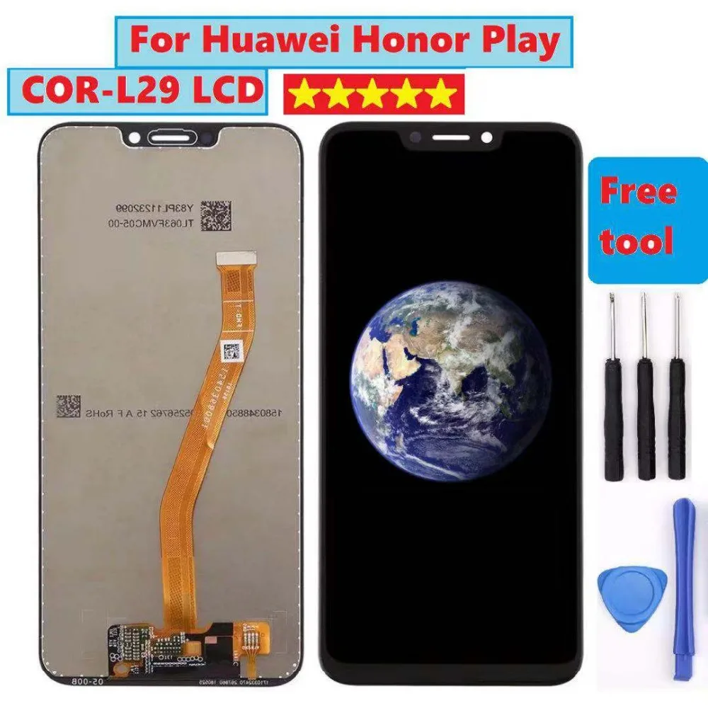 Для huawei honor play COR L29 ЖК дисплей дигитайзер сенсорный экран в сборе для lcd