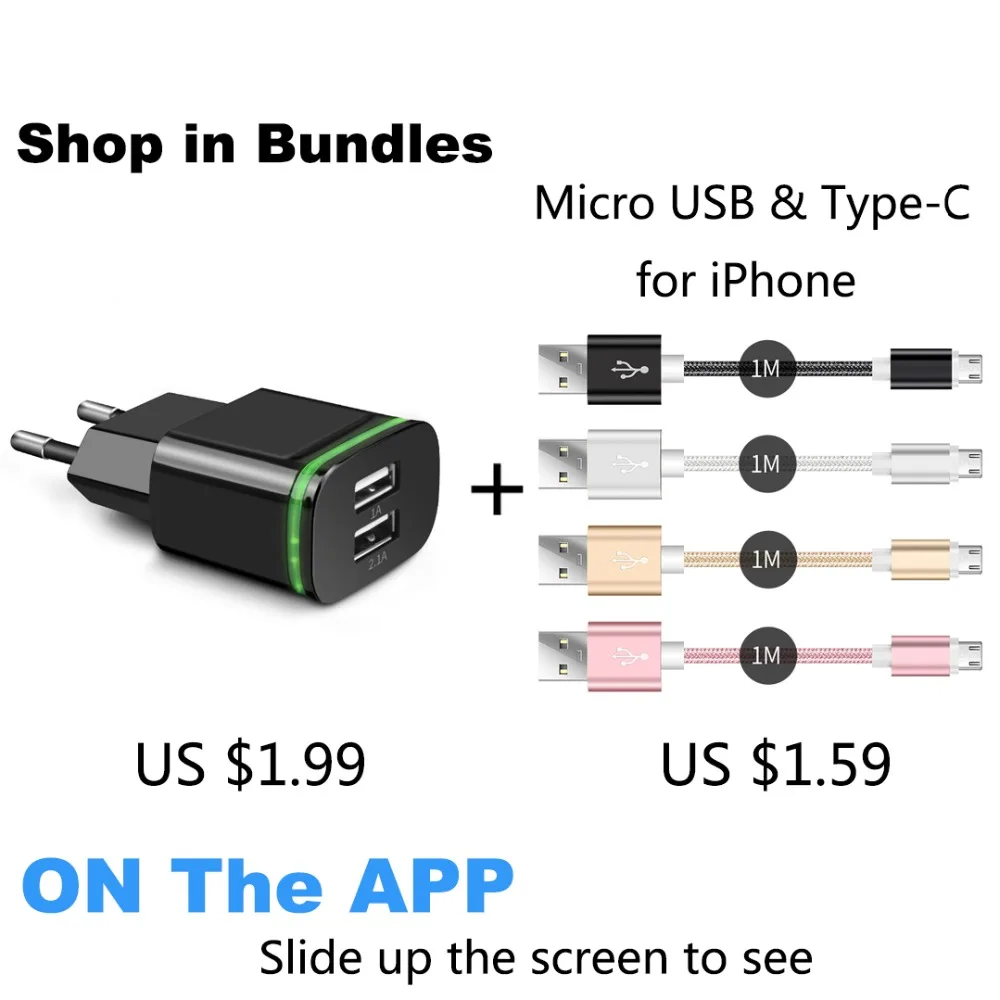 CinkeyPro 2 Ports USB Charger for XiaoMi iPhone 7 8 Samsung LED Light 5V/2.1A Fast Charging Mobile Phone Universal Wall Adapter|usb charger|charger