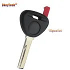 OkeyTech 10 шт.лот оригинальный транспондер Чехол для автомобильного ключа чехол для Volvo S40 V40 S60 S80 XC70 необработанное полотно HU56R без чипа