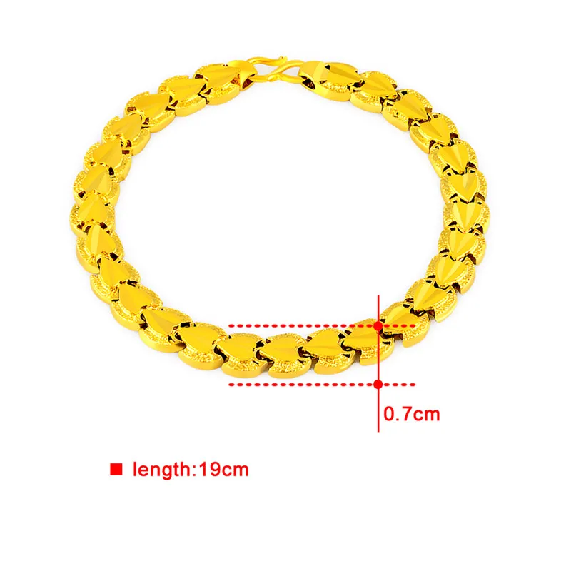 2017 топ продаж узор позолоченный дизайн сердца любви для женщин/мужчин звено цепи