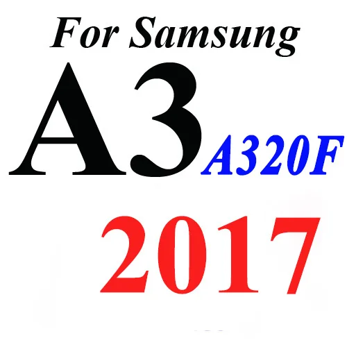 For A3 2017 Голубое стекло для samsung Galaxy J7 J5 J3 A5 A3 A7 полное покрытие из закаленного стекла качественная Защитная пленка для экрана - Цвет: For A3 2017