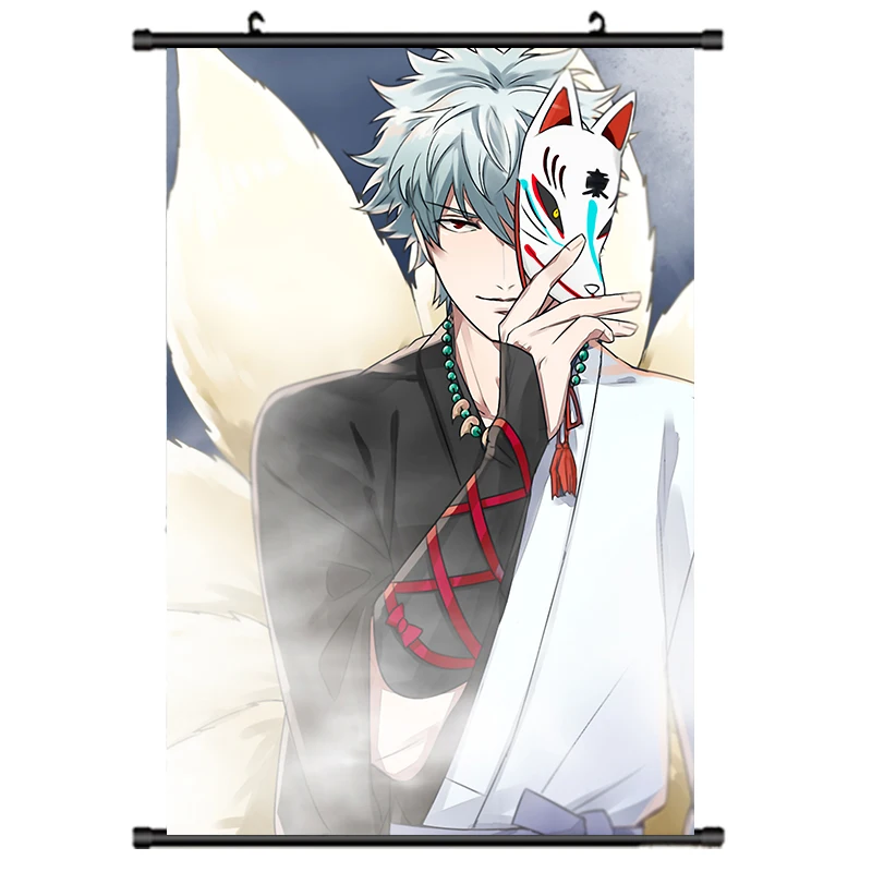 Японская декоративная картина аниме GINTAMA Sakata Gintoki & Kagura Sadaharu Hijikata Toushirou домашний
