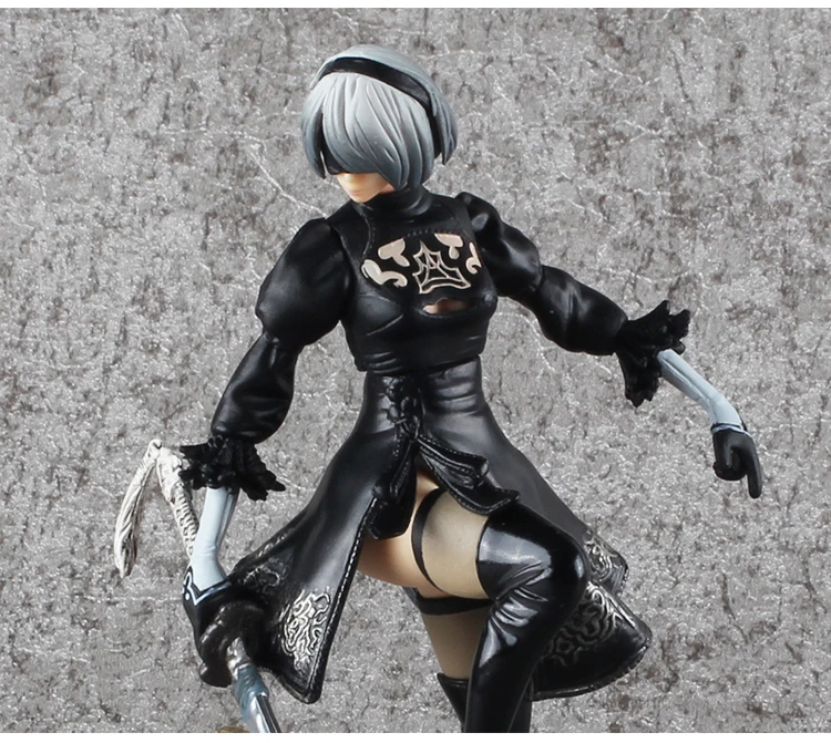 Фигурка героя игры из аниме фигурки игрушки Nier Automata фигурка 2B Yorha N2 тип B битва 15 см