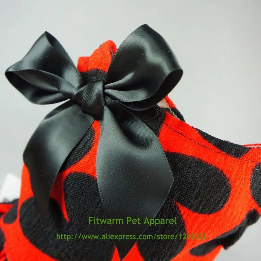 Fitwarm очаровательное потовое сердце лента для собак одежда рубашки, Красный XS маленький средний большой летний чихуахуа