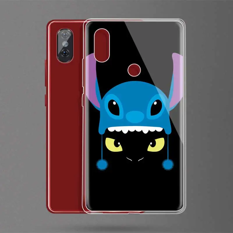DREAMFOX N115 Lilo &amp Stitch Мягкий ТПУ силиконовый чехол для Xiaomi mi x 3 A1 A2 5C 5X6 6X8 9 Lite SE Play Pocophone