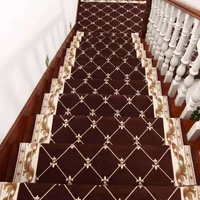 wellyu high end creative european living room hotel stair mats glue free self adhesive solid wood non slip mat corridor carpet