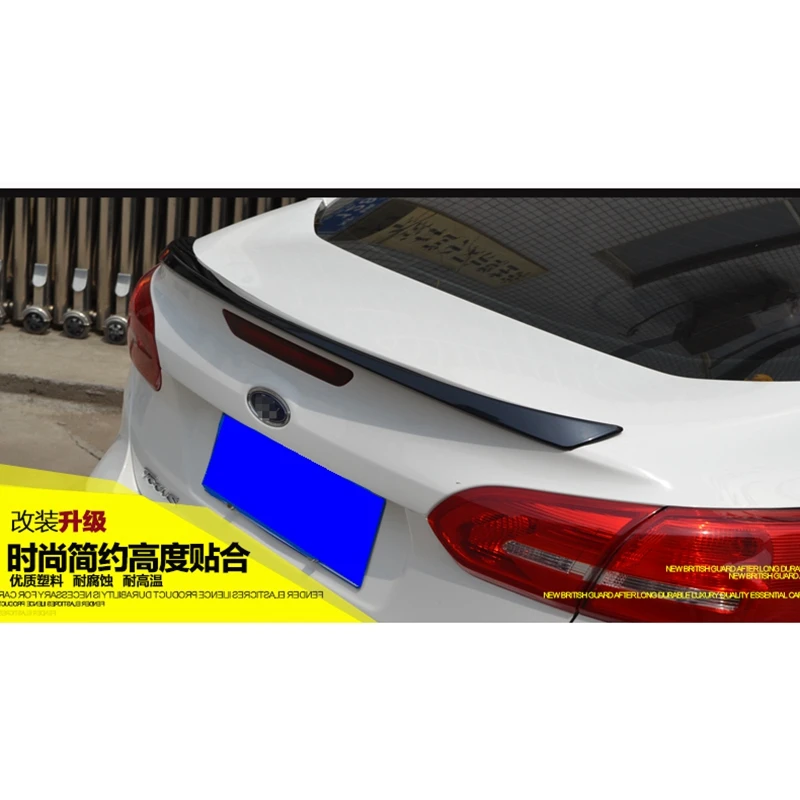 Для ford focus spoiler2015 2017 высококачественный задний спойлер из АБС пластика для