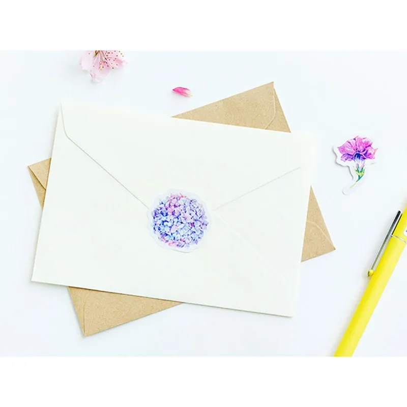 

45Pcs/Pack Kawaii Japanese Decoracion Journal Cute Diary Flower Stickers Scrapbooking Flakes Stationery School Supply Girl Gift