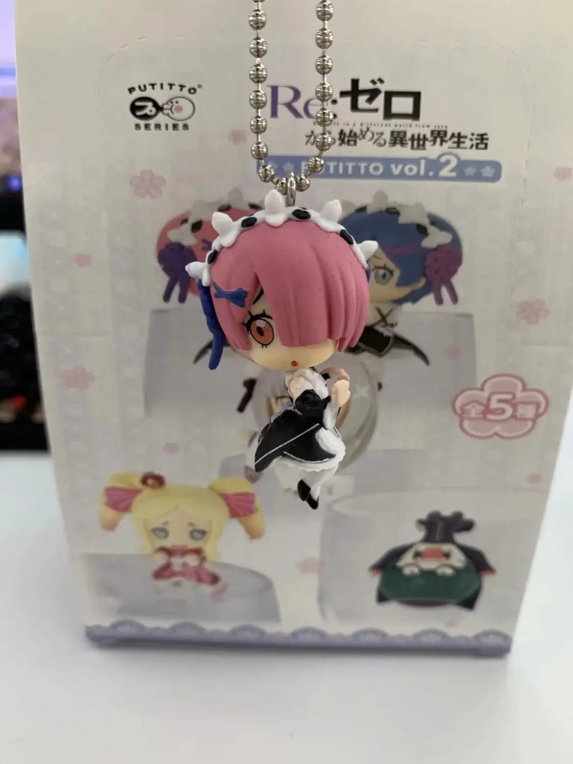 Аниме 5 шт./партия Re: жизнь в другом мире от zero Emilia Rem Ram фигурки чашки edge игрушки с