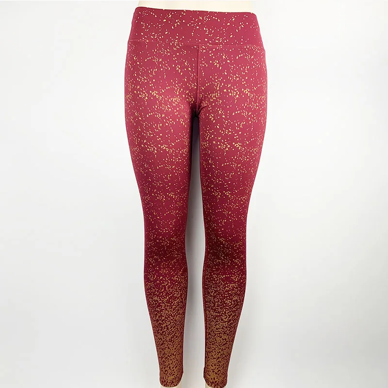 Sequins sparkling Yoga Pants High Waist Sport Leggings Super Stretchy Women Fitness Gym Running | Спорт и развлечения