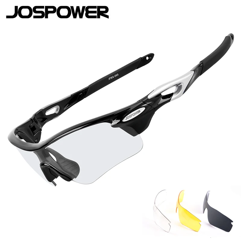 JOSPOWER фотохромные велосипедные очки поляризованные UV400 Солнцезащитные MTB