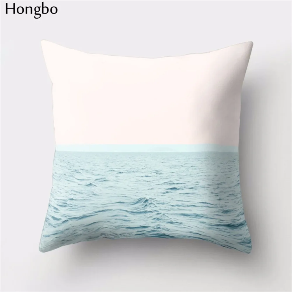 Hongbo 1 шт. морская вода рябь наволочка украшение для дома чехол автомобиля дивана