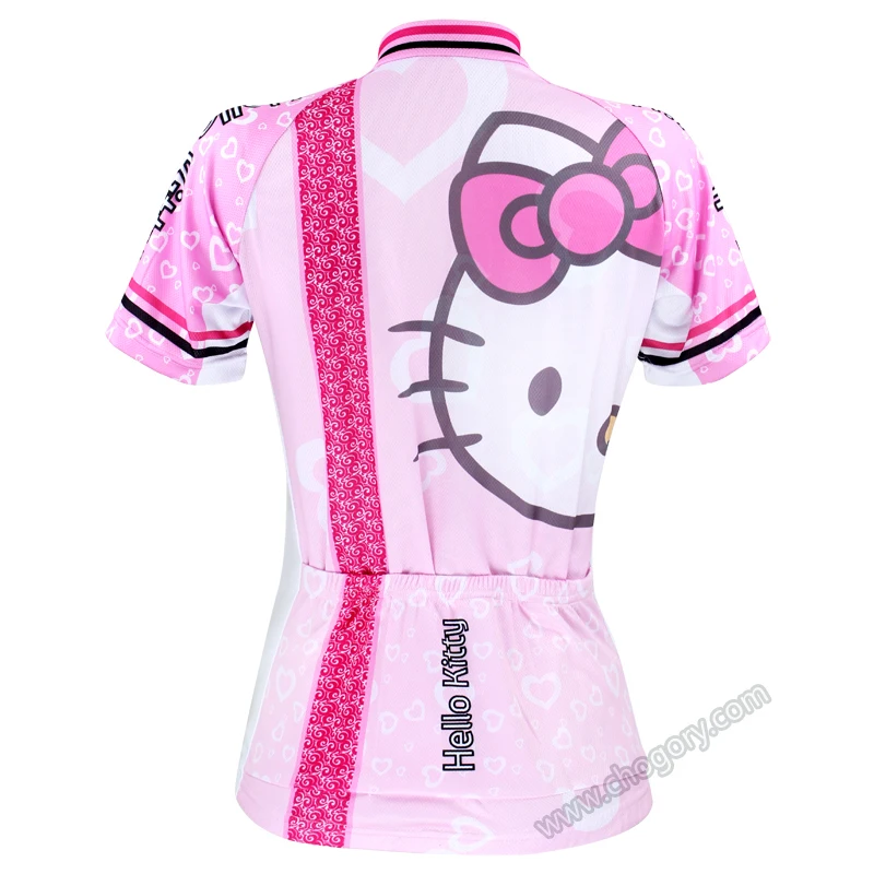 Высокое качество Hello Kitty майки для велоспорта MTB дорожный велосипед одежда с