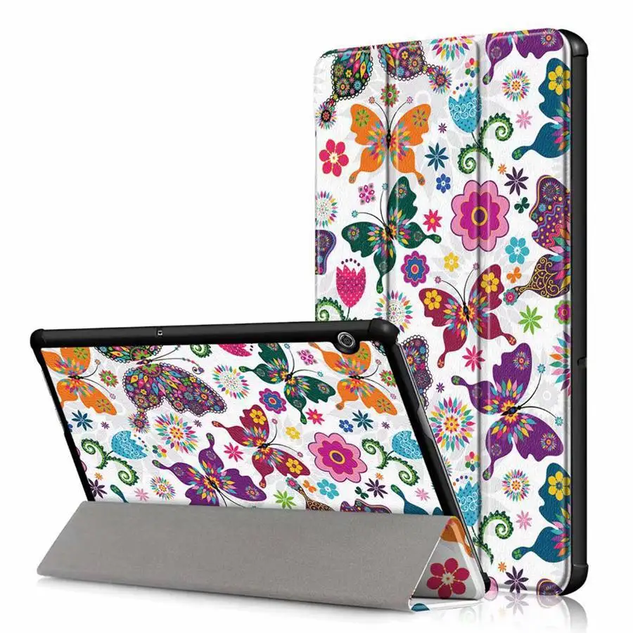 Тонкий чехол из искусственной кожи для Huawei MediaPad T5 10 телефон/L09/L03 подставка