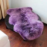 real australian pure wool carpet livingroom bedroom carpet sheep skin sofa cushion window bed blanket cushion rug customized