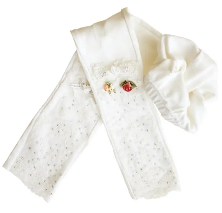 white Anlencool/ ; Новинка; сезон весна; Новые корейские детские леггинсы; эластичные хлопковые обтягивающие брюки; Штаны для маленьких девочек - Цвет: white