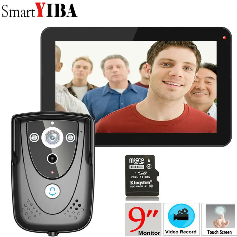 SmartYIBA 9 &quotвидеодомофон дверной звонок домофон (1000TVL камера наблюдения 9&quot запись