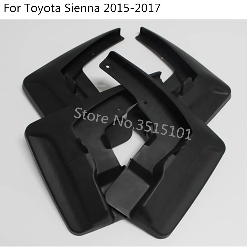 

4 шт., пластиковые Брызговики для Toyota Sienna 2015 2016 2017 2018