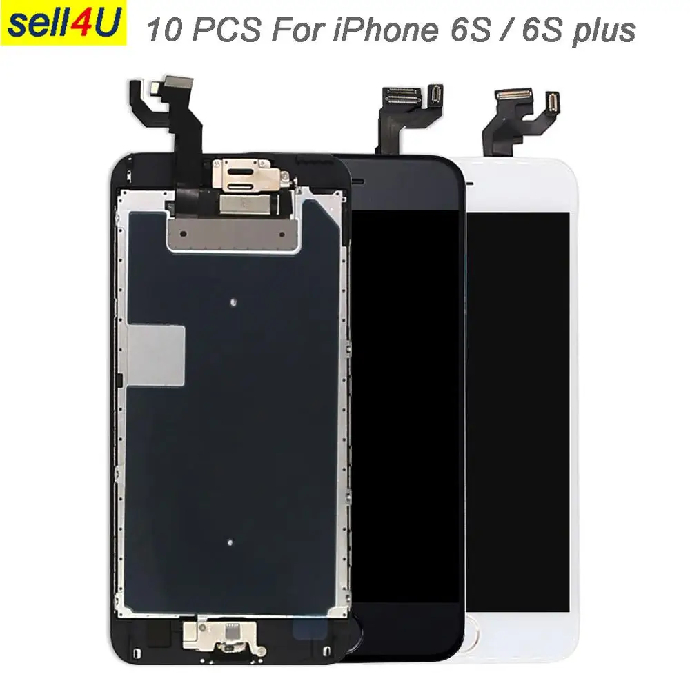 10 шт./лот для iPhone 6S 6 S plus ЖК экран дисплей сенсорный в комплекте с домашней кнопкой